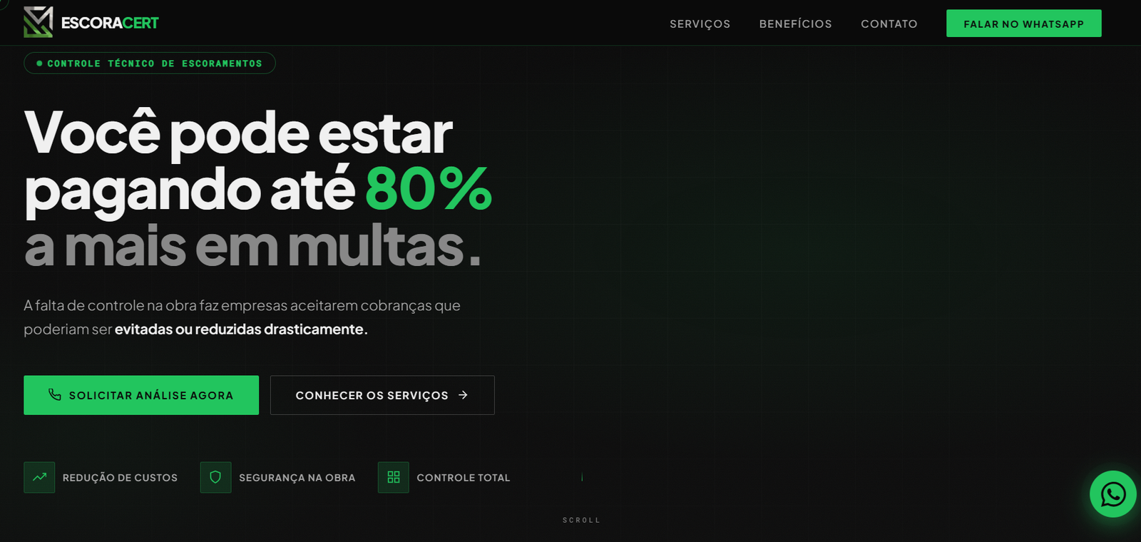 Site para Construção Civil